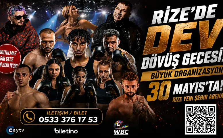 Rize'de LFC Fight Night: Dövüş, müzik ve adrenalin dolu gece 30 Mayıs'ta!