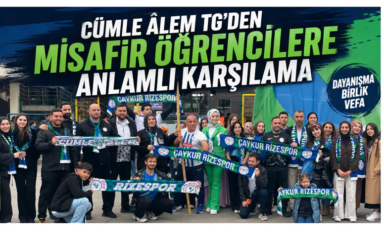 Cümle Âlem TG’den Misafir Öğrencilere Anlamlı Karşılama