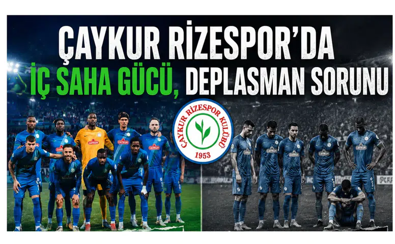 Çaykur Rizespor’da İç Saha Gücü, Deplasman Sorunu