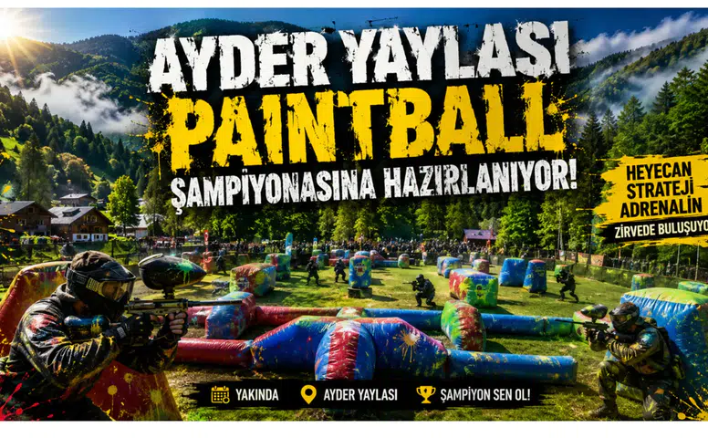 Ayder Yaylası Paintball Şampiyonasına Hazırlanıyor
