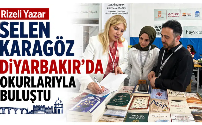 Rizeli Yazar Selen Karagöz Diyarbakır’da Okurlarıyla Buluştu