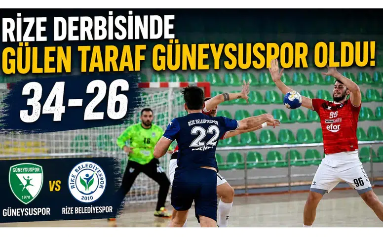 Rize Derbisinde Gülen Taraf Güneysuspor Oldu: 34-26