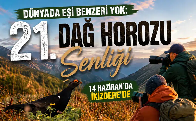 Dünyada Eşi Benzeri Yok: 21. Dağ Horozu Şenliği 14 Haziran’da İkizdere’de