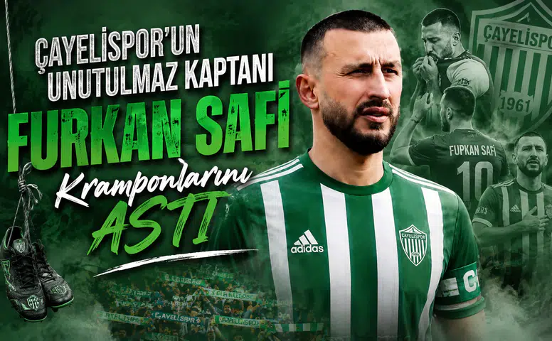 Çayelispor’un Unutulmaz Kaptanı Furkan Safi Kramponlarını Astı