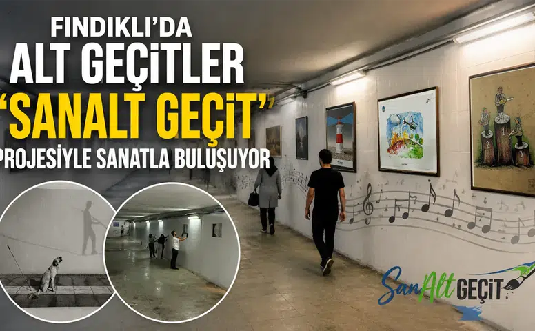 Fındıklı'da Alt Geçitler Sanat Galerisine Dönüşüyor! "SanAlt Geçit" Projesi Başladı