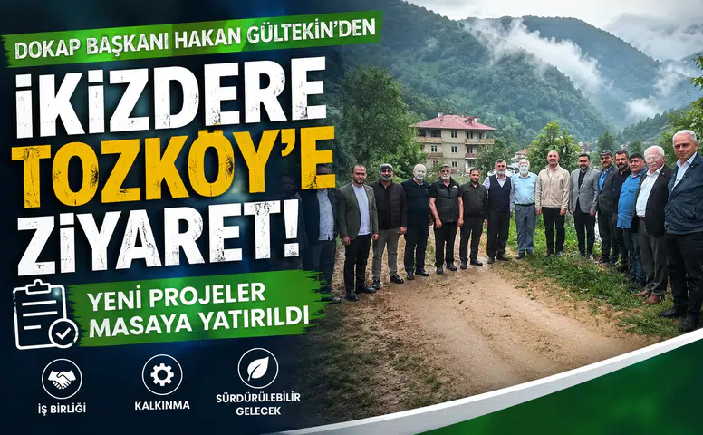 DOKAP Başkanı Hakan Gültekin İkizdere Tozköy'de! Yeni Projeler Yerinde İncelendi