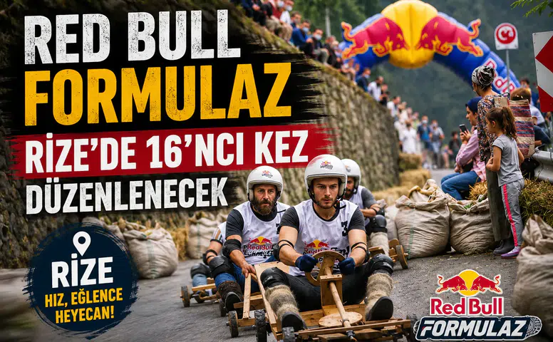 Red Bull Formulaz 2026 İçin Geri Sayım! Tahta Arabalar Rize'de Yarışacak
