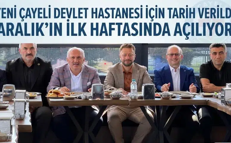 Yeni Çayeli Devlet Hastanesi İçin Tarih Verildi: Aralık’ın İlk Haftasında Açılıyor