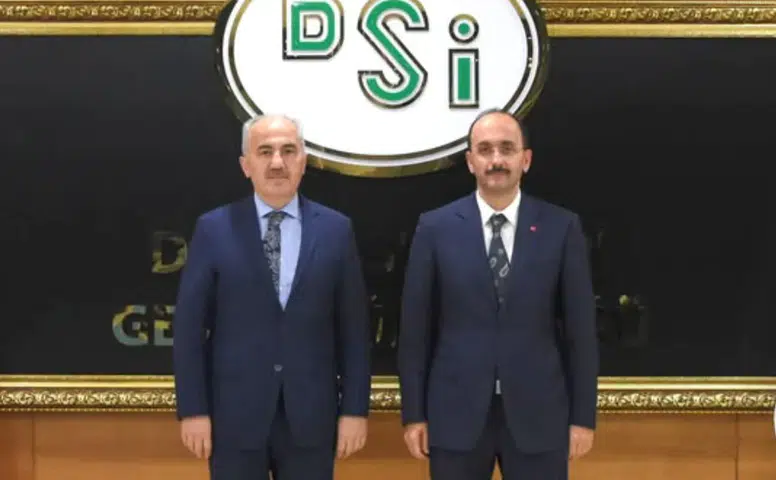Rize Belediye Başkanı Rahmi Metin, Ankara'da DSİ Genel Müdürü Mehmet Akif Balta ile Görüştü