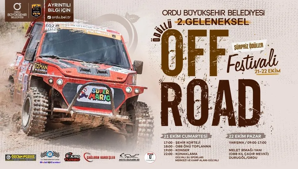 ADRENALİN TUTKUNLARI OFF-ROAD FESTİVALİNDE BULUŞACAK