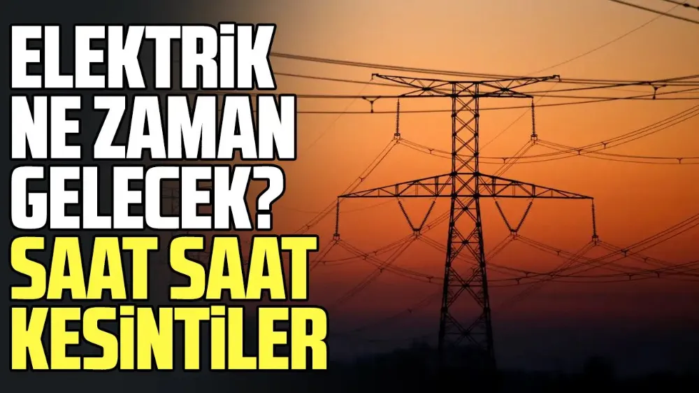 Trabzon’da 15 Ekim Pazar günü elektrik kesintisi hangi bölge, ilçe ve mahallelerde yaşanacak?