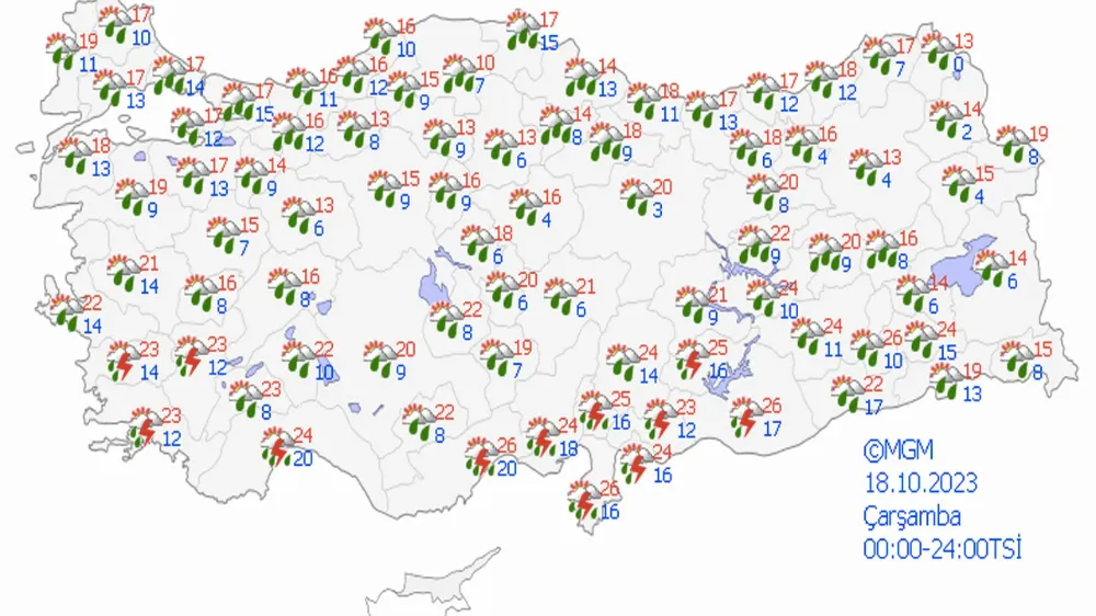 Rize dahil Meteoroloji’den uyarı: Türkiye genelinde sağanak yağış bekleniyor