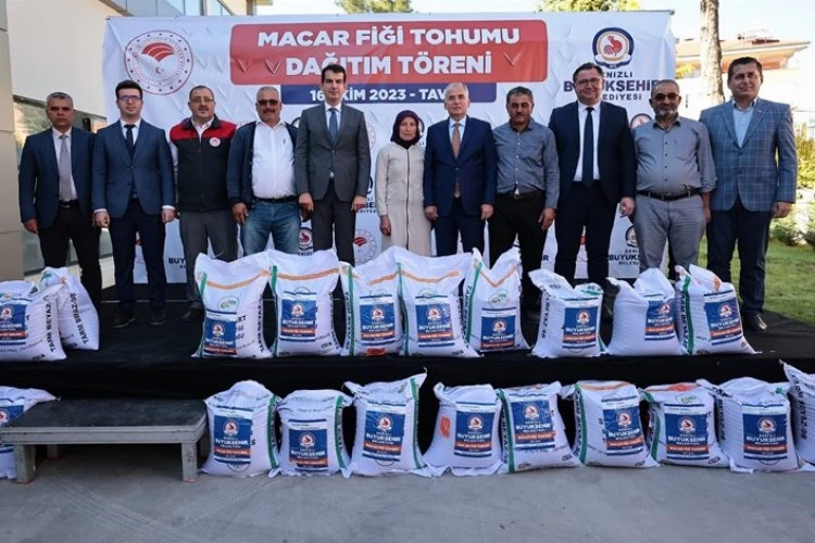 Çiftçiye 146 tonluk Macar fiği desteği