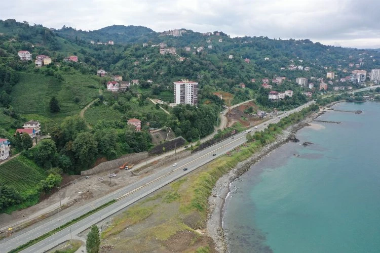 Rize otobüs terminalinde çalışmalar sürüyor