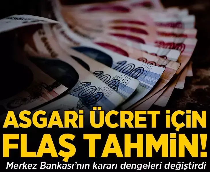 Faiz kararı açıklandı: Asgari ücret için flaş tahmin