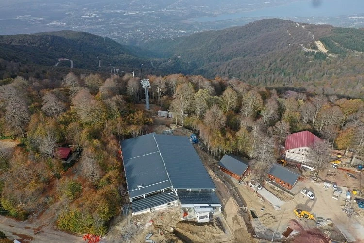 Kocaeli teleferiğinde sıra taşıyıcı halatlara geldi