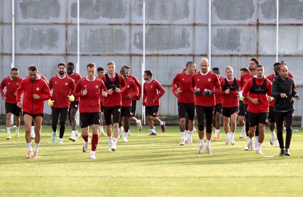 Sivasspor, Artvin Hopaspor maçının hazırlıklarını sürdürdü