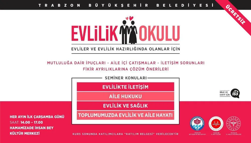 Evlilik Okulu Eğitimleri Devam Ediyor: İster Çift, İster Tek Olarak Seminerlere Katılabilirsiniz