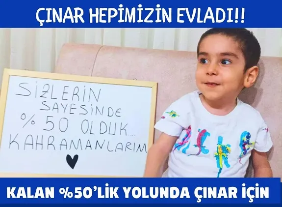 Minik Çınar’a Umut Olun