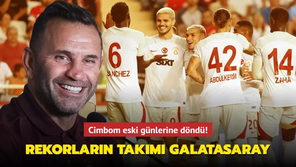 Rekorların takımı Galatasaray! 