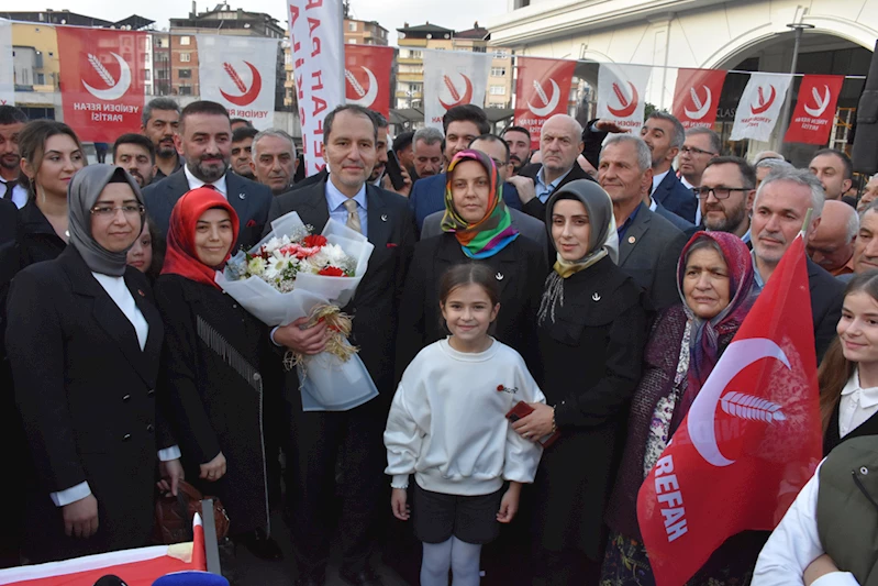 Yeniden Refah Partisi Genel Başkanı Erbakan, yerel seçimlerdeki hedeflerini anlattı: