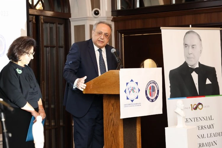 Aliyev, doğumunun 100. yılında New York’ta anıldı