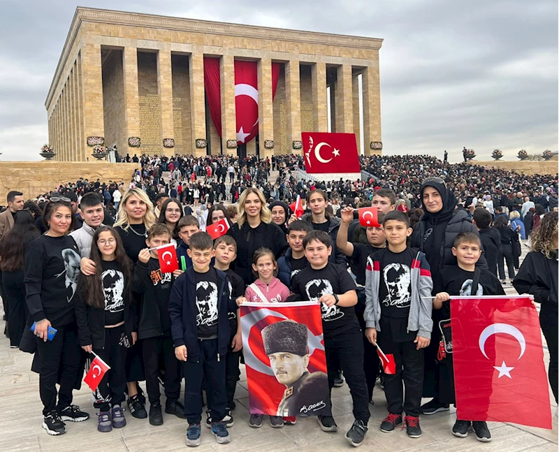 Köy okulu öğrencileri ilk kez Anıtkabir