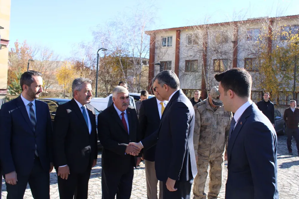 Erzurum Valisi Mustafa Çiftçi, Horasan İlçesinde İncelemelerde Bulundu