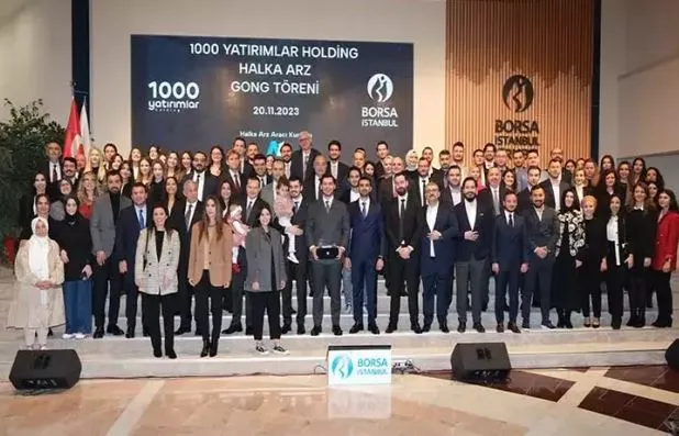 Borsa İstanbul’da gong 1000 Yatırımlar Holding için çaldı