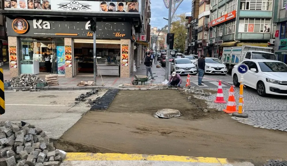 Rize Belediyesi Üsyapı Çalışmalarına Devam Ediyor