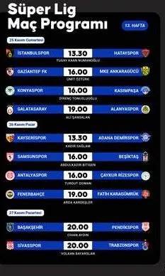  Futbol: Haftanın programı