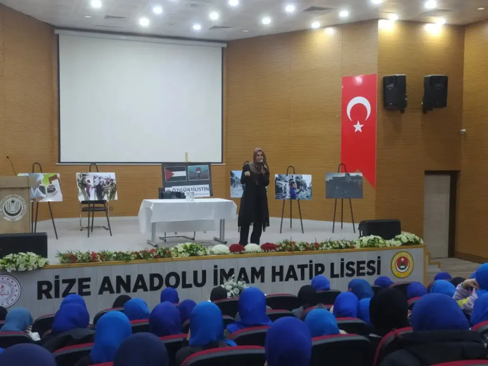 Yazar Nehir Aydın GÖKDUMAN, Rize Anadolu İmam Hatip Lisesi Öğrencileriyle Buluştu