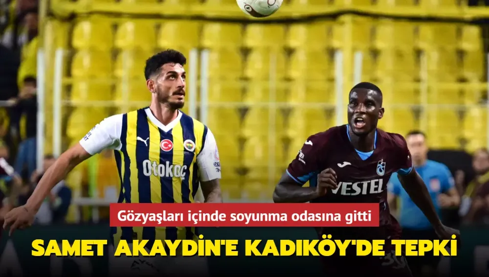 Gözyaşları içinde soyunma odasına gitti