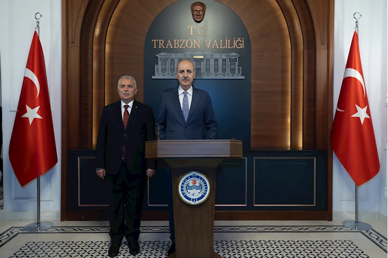 TBMM Başkanı Kurtulmuş, Trabzon Valiliğini ziyaret etti