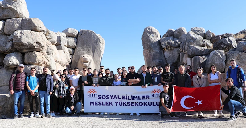 Hitit Üniversitesi öğrencileri Hitit Yolu