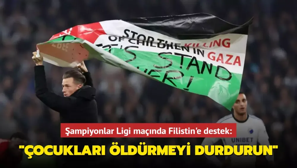 Şampiyonlar Ligi maçında Filistin