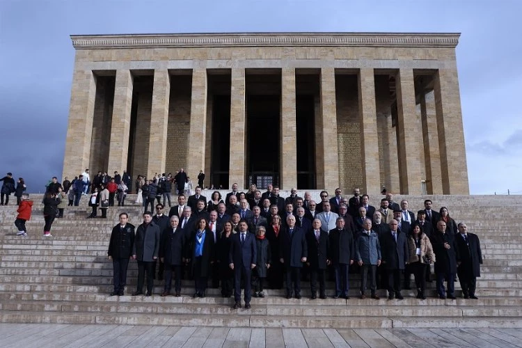 TÜRKONFED 100. Yıl Zirvesi için Anıtkabir