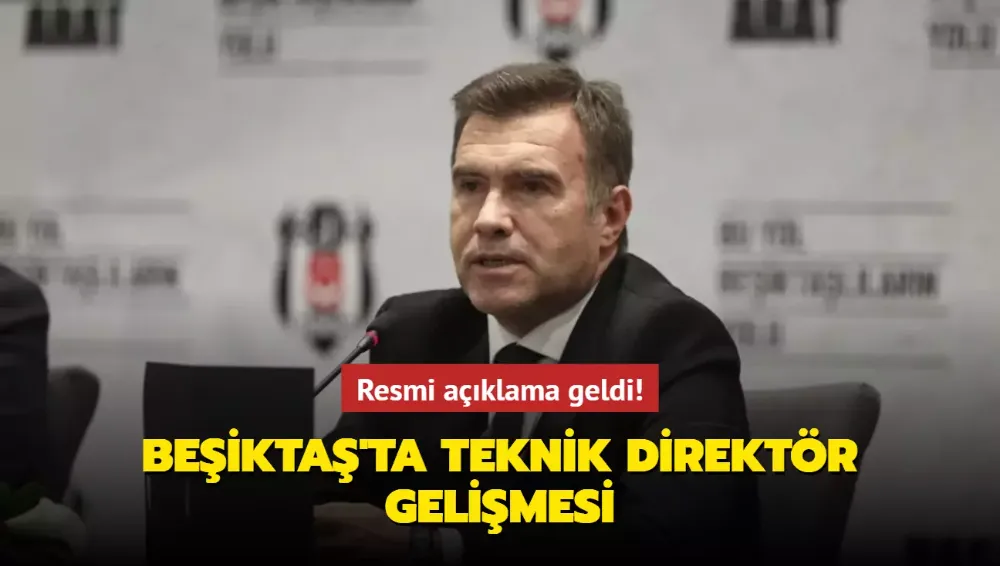 Resmi açıklama geldi! Beşiktaş