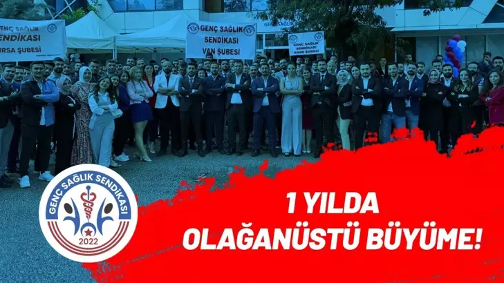 Genç Sağlık Sendikası’na 2023’te 50 binden fazla kişi üye oldu