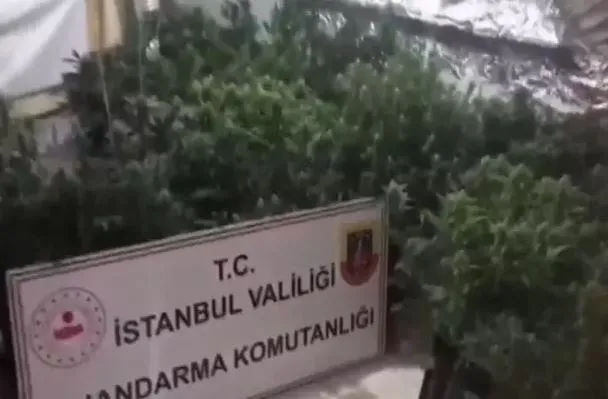 Eyüpsultan’da uyuşturucu serasına çevrilen villaya baskın