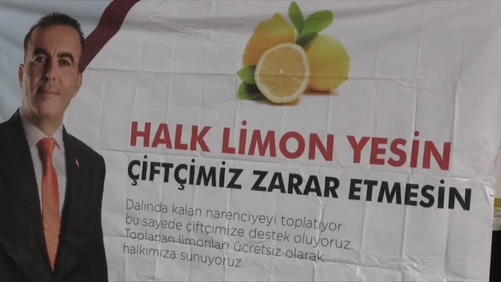  Depremzedelere 25 tona yakın limon dağıtıldı