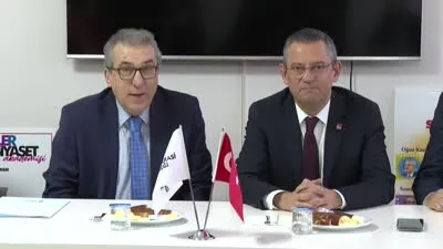  CHP Genel Başkanı Özel, Sosyal Demokrasi Derneğini ziyareti sonrası soruları yanıtladı