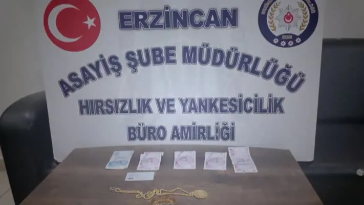 Ziynet eşyası çalan hırsız, kovalamaca sonucu yakalandı