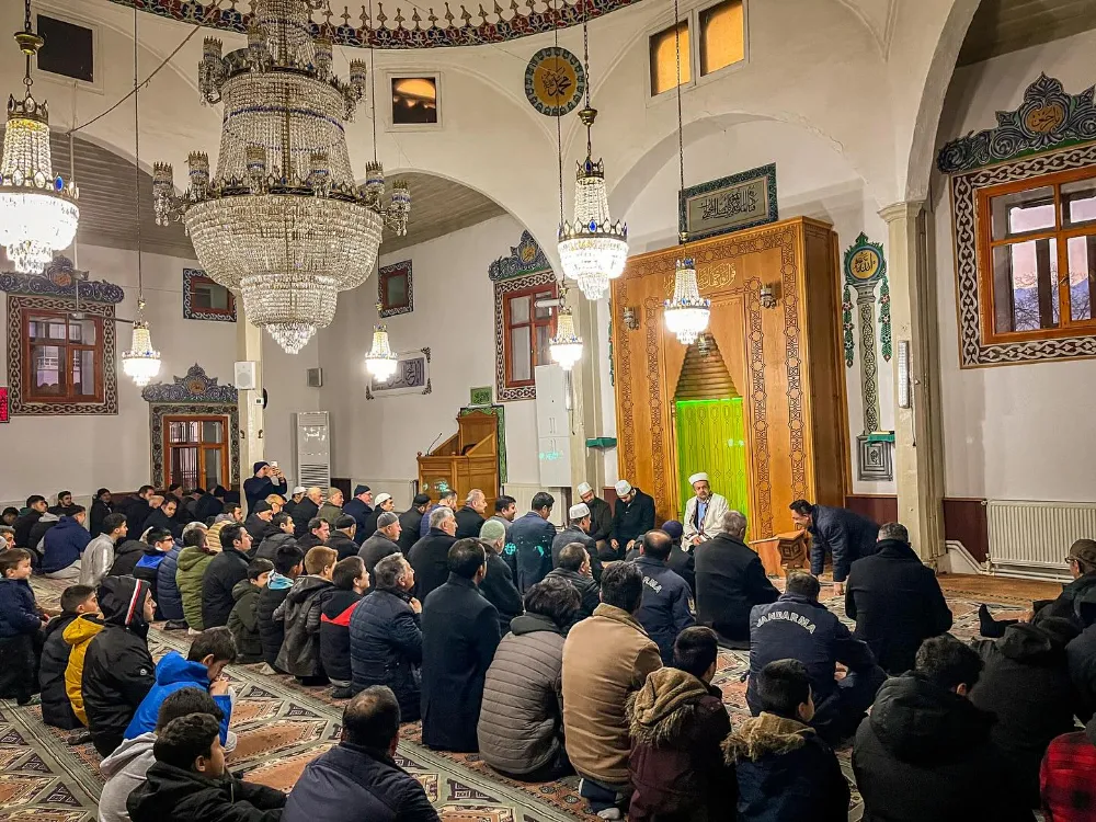 Pazar ilçesinde şehitler için sabah namazında buluşma etkinliği düzenlendi