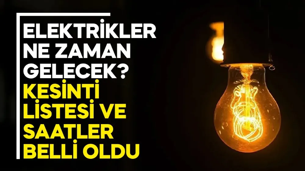 Diyarbakır’da Planlanan Elektrik Kesintileri! Hangi Yerler Etkilenecek?