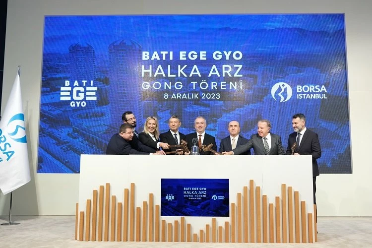 Borsada gong Batı Ege GYO için çaldı