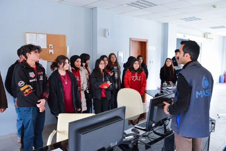 Tecde Anadolu Lisesi öğrencilerinden MASKİ