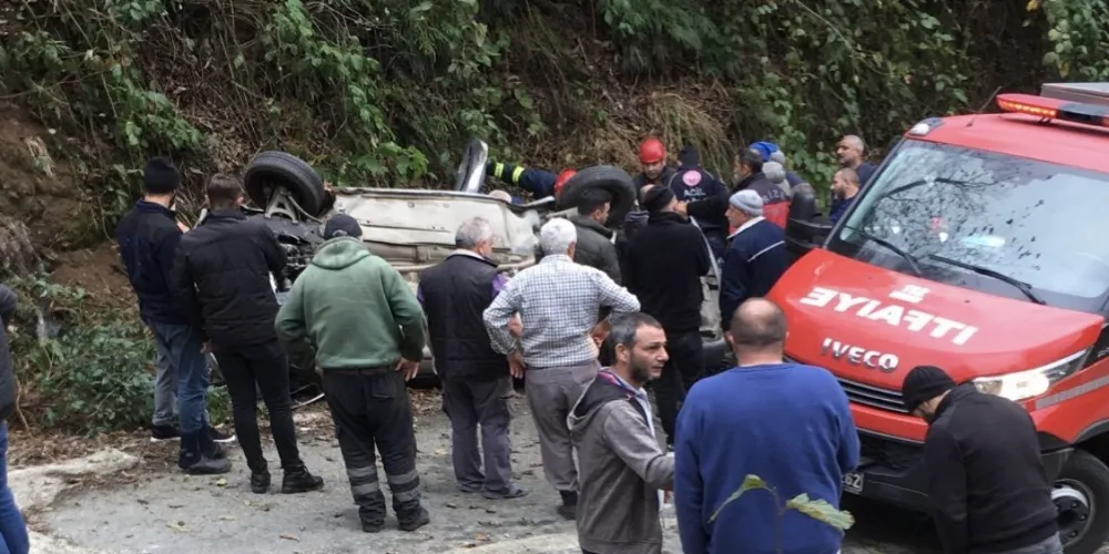 Rize’de trafik kazasında 3 kişi yaralandı