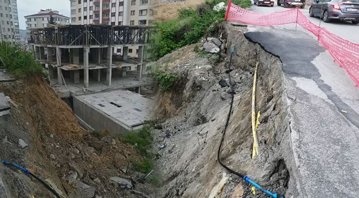 Trabzon’da Çöken Yollar Vatandaşları İsyan Ettirdi!