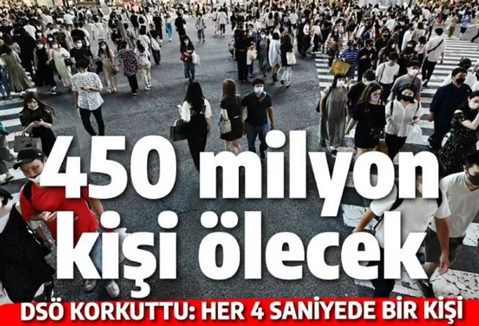 Her 4 saniyede bir kişiyi öldürüyor!